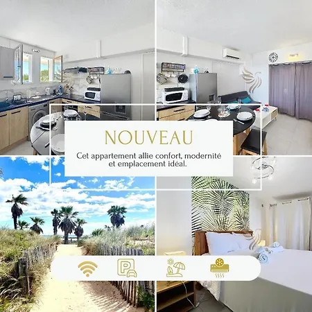 Apartment 4 Pers-wifi-mer-etang A St-aygulf