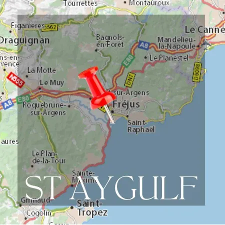 4 Pers-wifi-mer-étang à St-aygulf Apartamento