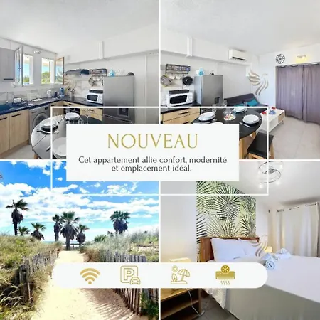 Apartamento 4 Pers-wifi-mer-étang à St-aygulf *