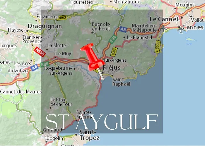 아파트 4 Pers-wifi-mer-etang A St-aygulf